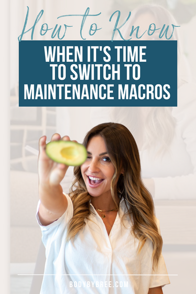 HOW TO KNOW WHEN ITS TIME TO SWITCH TO MAINTENANCE MACROS