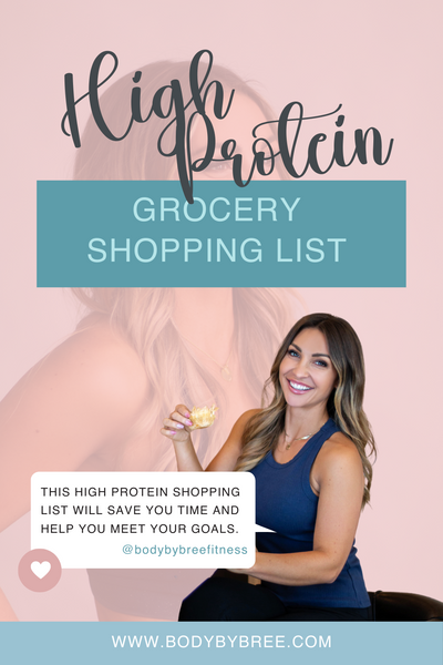 HIGH PROTEIN GROCERY SHOPPING LIST